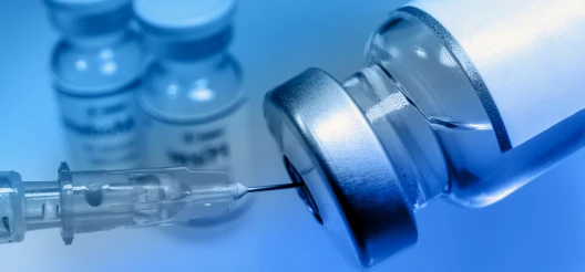 close up of a vaccine