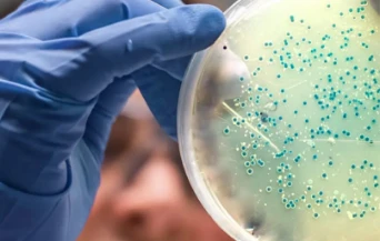 close up of an experiment