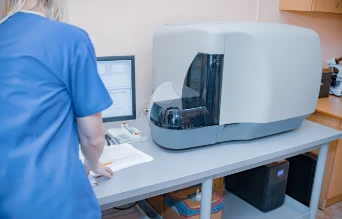 lab machine close up